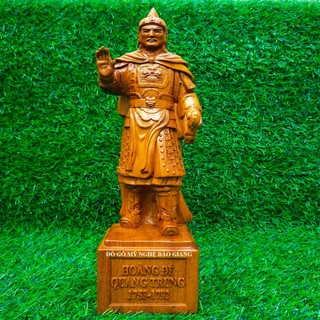 Tượng anh hùng áo vải Quang Trung nguyễn huệ gỗ hương