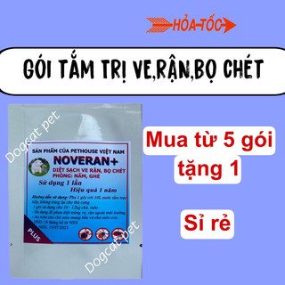Thuốc tắm trị ve, rận, bọ chét cho chó mèo hiệu quả 1 năm(chó mèo bầu dùng đc)