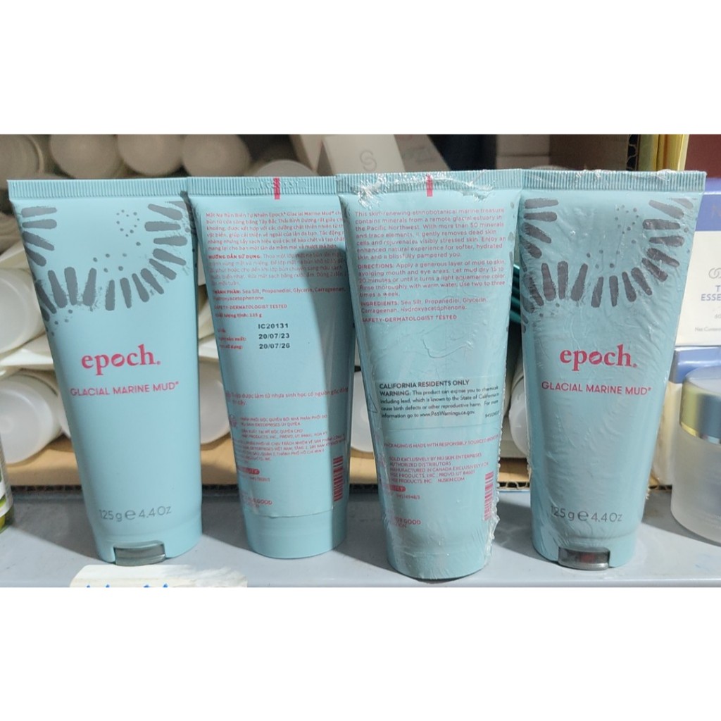 Mặt Nạ Bùn Biển Tự Nhiên Epoch Glacial Marine Mud 125g Nuskin date 2026