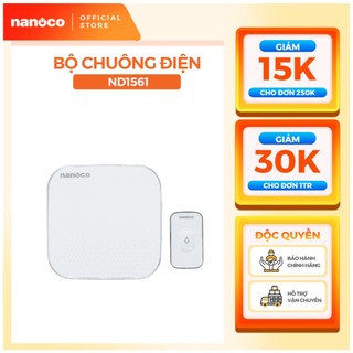 Chuông điện không dây nanoco model nd1561/ nd1571