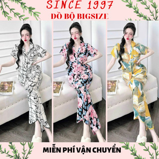 Đồ bộ bigsize ĐÙI 50-90kg, Since1997 Đồ ngủ bigsize Pijama bigsize lụa Mango, lụa Hàn cao cấp