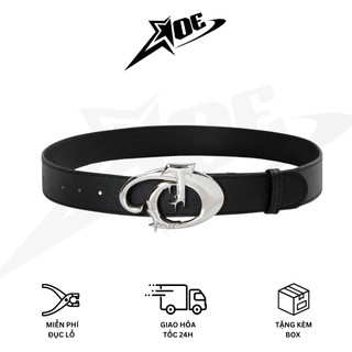 (Có sẵn) AOE STUDIO - Thắt lưng nam nữ chất da PU cao cấp logo hợp kim CT phong cách Y2K Unisex