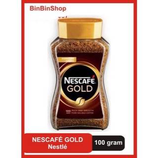 Cà phê đen hoà tan NesCafe Gold  hũ 100gram