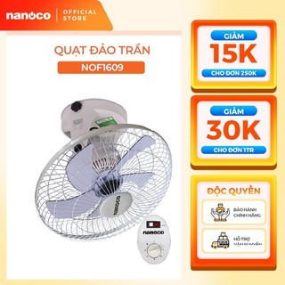 Quạt đảo cơ 5 cánh Nanoco model NOF1609 màu trắng