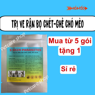 Bột Trộn TĂ Diệt Ve Rận-Bọ Chét Chó Mèo Hiệu Quả, An Toàn