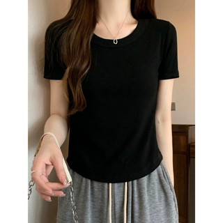 [COMBO 3] Áo Thun Babytee Vạt Bầu Basic Trơn Chất Thun Tăm Nhiều Màu