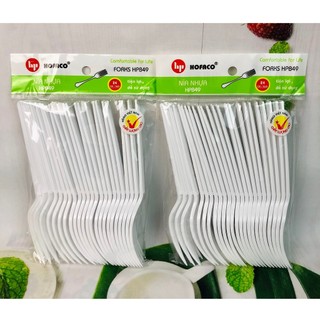 Nĩa ghim thức ăn bằng nhựa cao cấp Hofaco – Combo 24 chiếc nĩa dùng 1 lần siêu tiện lợi – Nĩa nhựa HPB49
