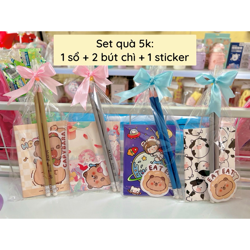 Set quà 4 món tặng học sinh 5k/1set
