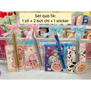 Set quà 4 món tặng học sinh 5k/1set