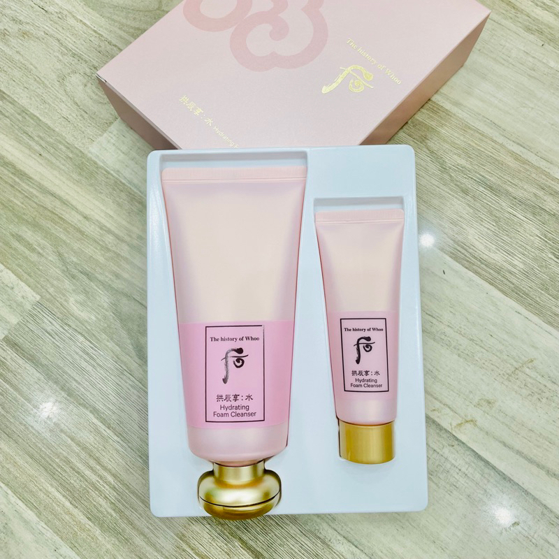 Sét sữa rửa mặt Whoo hồng Hydrating