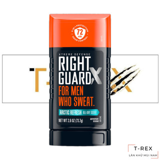 Lăn khử mùi thể thao Right Guard Xtreme Defense 5 Arctic Fresh Dạng Sáp trọng lượng 73Gr