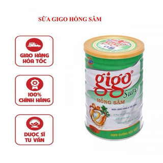 Sữa bột Gigo Hồng sâm 900g - ngừa loãng xương và tiểu đường
