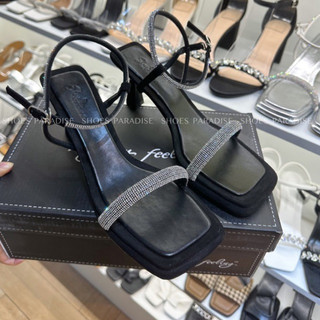 Giày sandal cao gót quai ngang 7p giày slingbak gót nhọn quai đá shoes paradise sh042