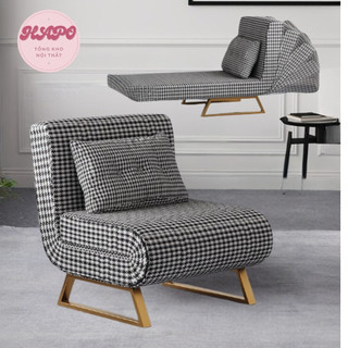 Ghế Sofa Giường Gấp Gọn Có 5 Nấc Điều Chỉnh Ngả Lưng, Sofa Bed Giường  Cao Cấp Gấp Gọn Đa Năng 2 Trong 1