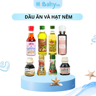 Dầu Ăn Gia Vị Nêm Ăn Dặm Cho Bé Từ 5m (dầu mè, dầu olive, dầu óc chó, dầu gạo)
