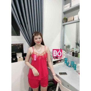Đồ bộ ngủ thun lạnh phối ren Size đại(65-72kg)