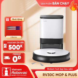 Robot hút bụi lau nhà tapo rv30c mop & plus – bản quốc tế