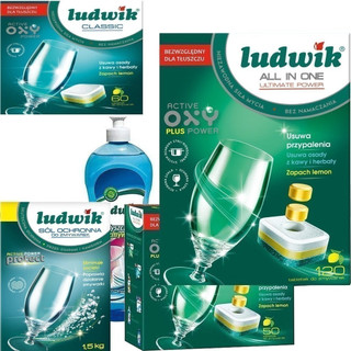 Viên rửa bát Ludwik 50 viên [ rẻ vô địch], 120 viên ludwik all in 1, 30 viên ludwik, 60 viên ludwik cho máy rửa bát chén