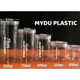 Hủ pet thực phẩm 420ml [8,5cm*8,5cm]