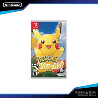 [Mã 99ELHA giảm 7% đơn 300K] Băng Game Nintendo Switch Pokemon Let's Go, Pikachu!