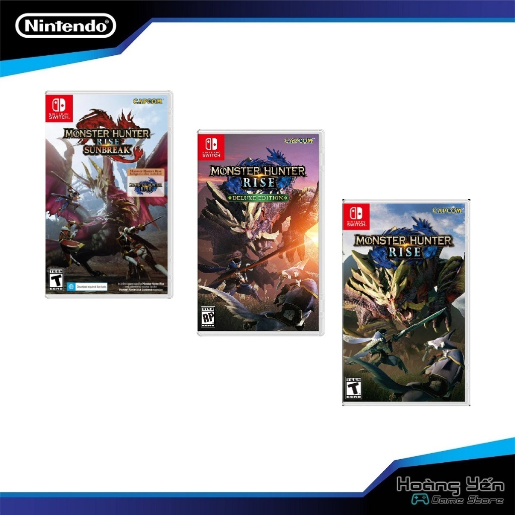 Băng game Nintendo Switch Monster Hunter Rise Sunbreak