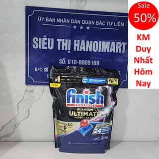 Viên rửa bát finish Quantum Ultimate 60 viên,100 viên finish all in one - HANOIMART