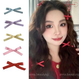 Nơ kẹp tóc tiểu thư 5cm nhẹ nhàng dễ thương, nơ kẹp tóc nhỏ phù hợp mọi phong cách