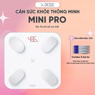 Cân sức khỏe thông minh Picooc Mini Pro _ Phiên bản Quốc Tế _ Đo 13 chỉ số cơ thể _Bảo Hành 12 tháng