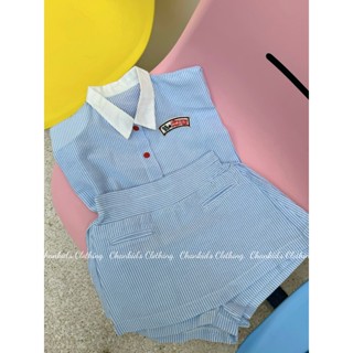 Set somi xanh năng động cho bé gái_Chankid's Clothing
