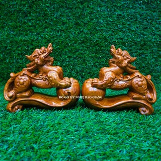 Cặp tỳ hưu gỗ hương mẫu mới