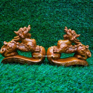 Cặp tỳ hưu gỗ hương mẫu mới