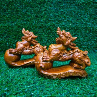 Cặp tỳ hưu gỗ hương mẫu mới
