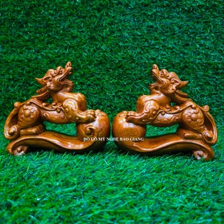 Cặp tỳ hưu gỗ hương mẫu mới