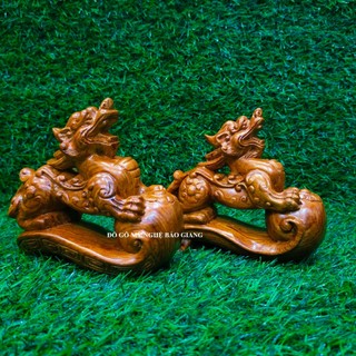 Cặp tỳ hưu gỗ hương mẫu mới