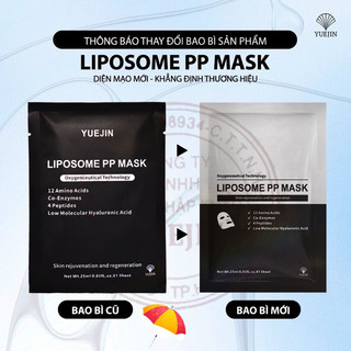 Yuejin Liposome Mask - Mặt nạ Yuejin Liposome PP Mask Mặt nạ đen siêu phục hồi, cấp ẩm và tái sinh đa tầng