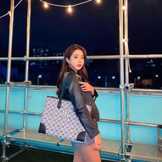 [AUTHENTIC]TÚI MLB MONOGRAM DIA JAQUARD TOTE BAG