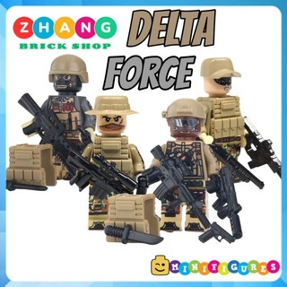 Đồ chơi Xếp hình thủy quân lục chiến Mỹ United States Marine Corps Modern War Minifigures becool 308 311