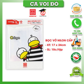 Bọc sách , bọc vở cấp 1 cấp 2 Hồng Hà ( tập 10 cái)