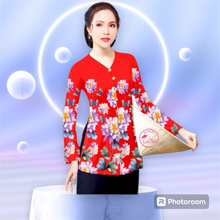 Áo bà ba nữ đẹp,bà ba in 4Dáo không kèm quần