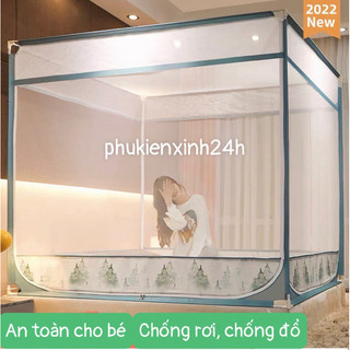 Màn/ Mùng khung đặt giường; Tháo rời được màn; Màn chống rơi