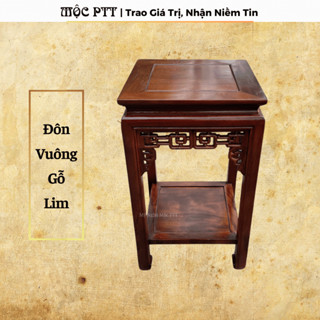  Đôn Vuông gỗ Lim hàng Lõi   gỗ Thịt   kích thước mặt 30 35 40 cao 40 50 60 70 80 cm kê Tượng Gỗ  Đồ trang trí 