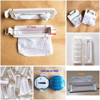 Túi lọc máy giặt [SIÊU RẺ] Lưới lọc máy giặt các hãng - chọn hãng, kích thước như hình