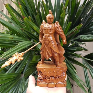 Tượng Triệu Tử Long bằng gỗ