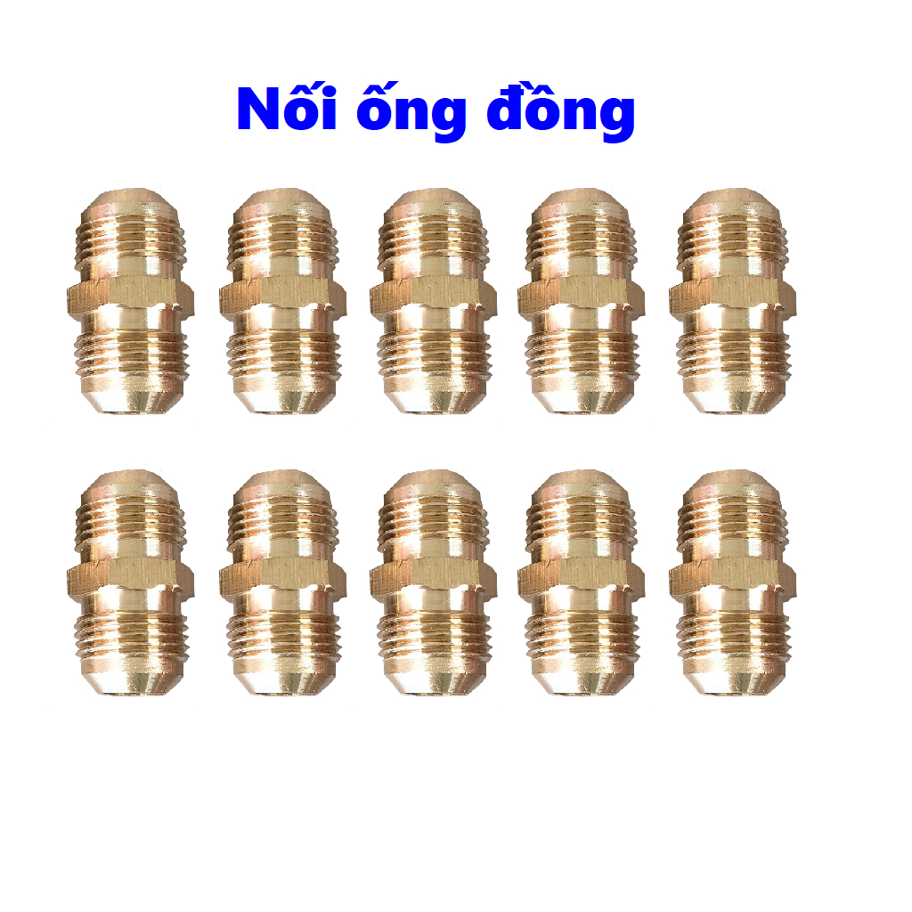 Nối ống đồng [DÀY TỐT] phi 6, 10, 12