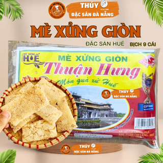 Mè Xửng Giòn Thuận Hưng Đặc Sản Huế Gói 150gr Gồm 9 Cái Thơm Ngon Giòn Giòn Dẻo Dẻo Lôi Cuốn Không Dính Răng