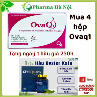 Ovaq1 Bổ trứng tăng thụ thai cho nữ [ mua 4 tặng 1 hàu ]