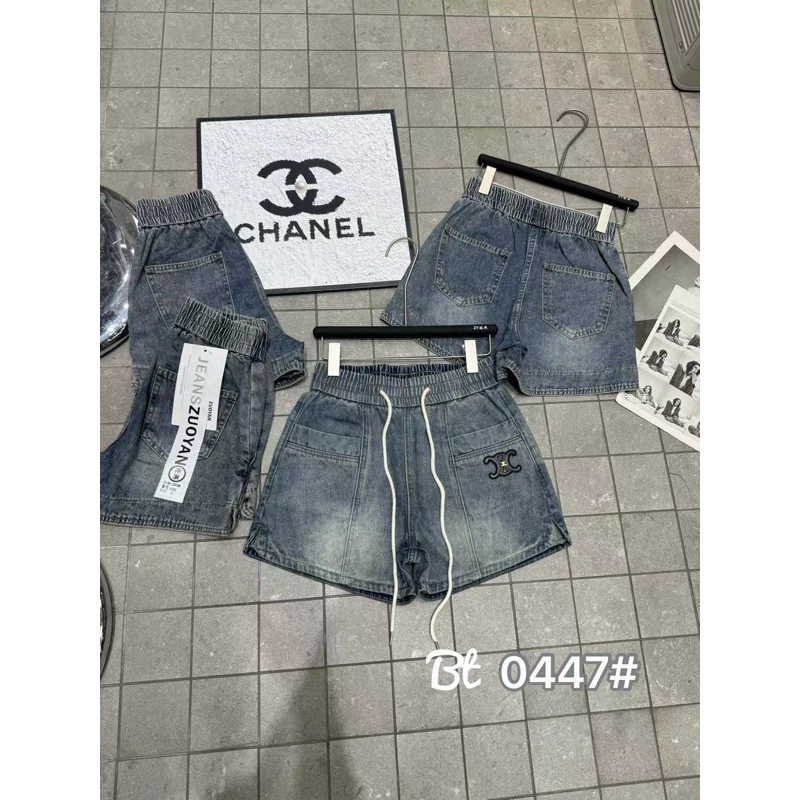 Quần sóc bò cạp chun dáng mới siêu chất