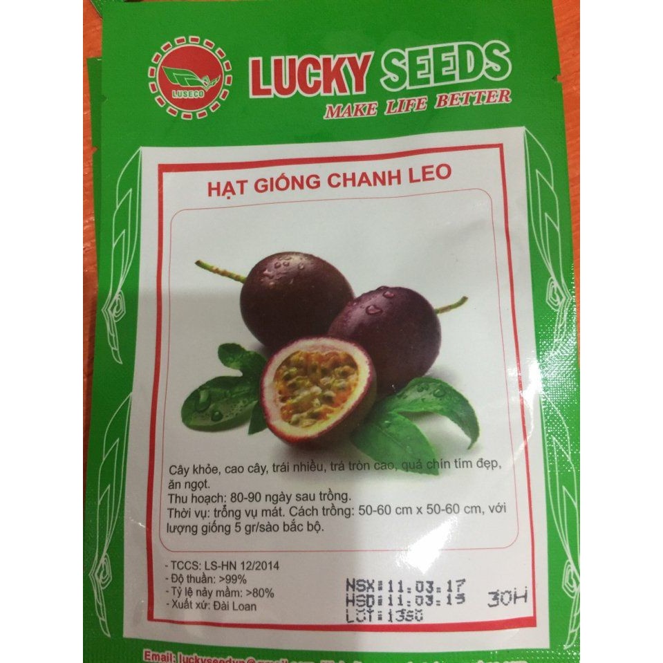 hạt gióng chanh leo