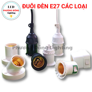 Đuôi đèn xoáy treo lò xo E27 các loại