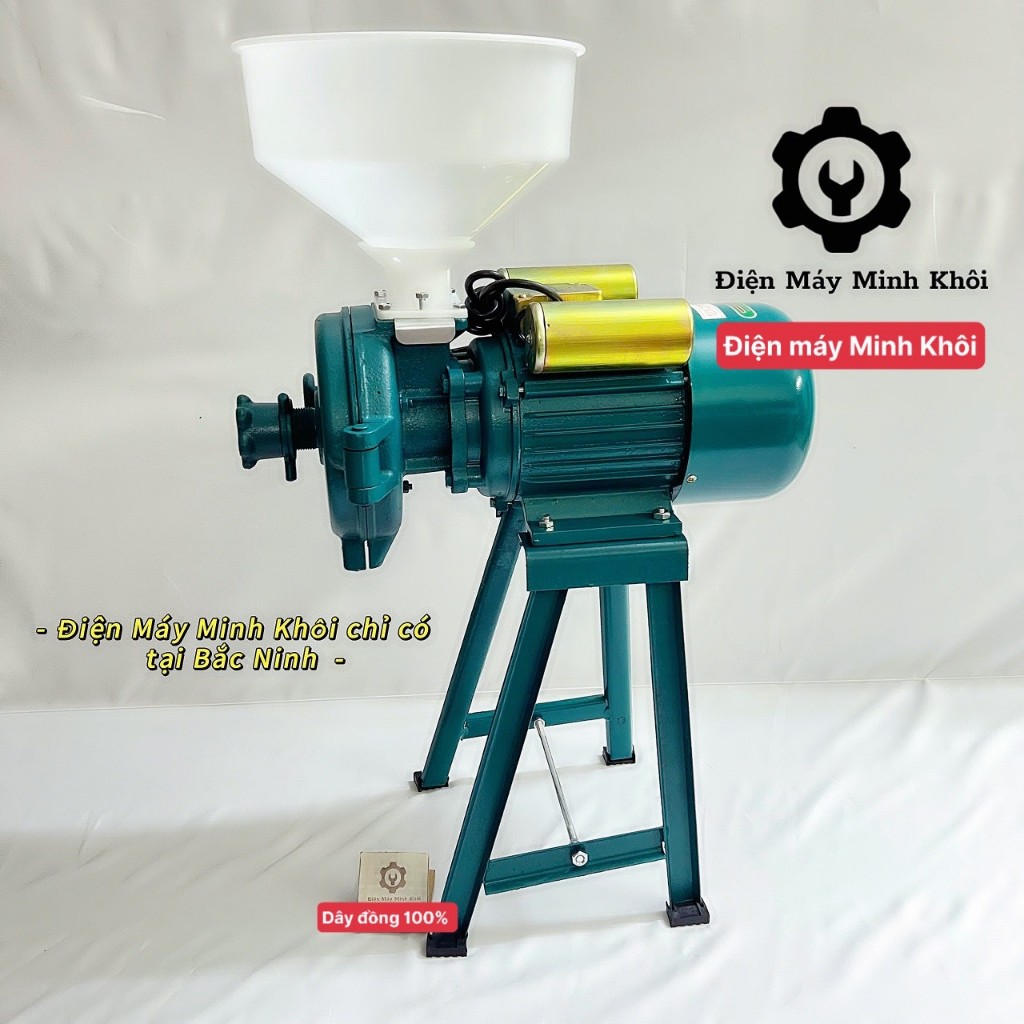 Máy xay nghiền bột khô đa năng 2.2Kw - dược liệu, tiêu, cà phê, nghiền cám( cam kết lõi đồng 100%)